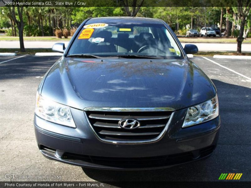 Slate Blue / Gray 2009 Hyundai Sonata GLS