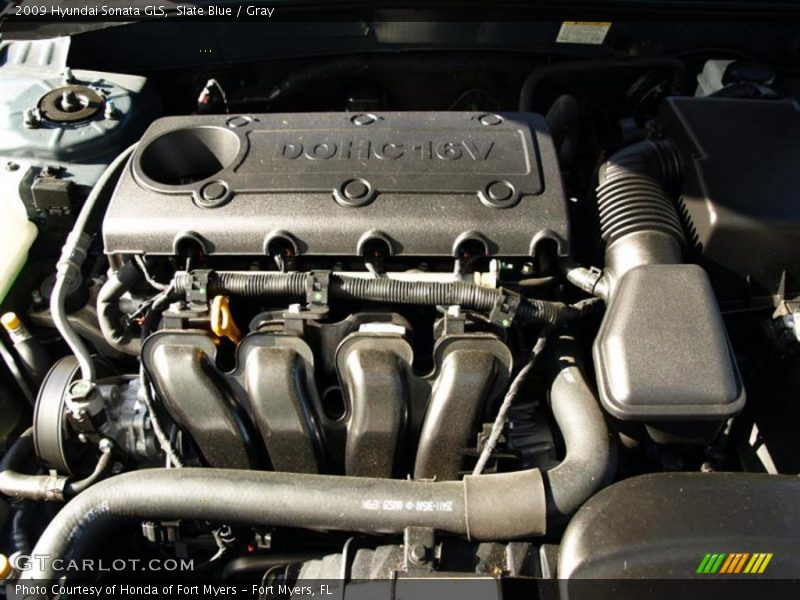 Slate Blue / Gray 2009 Hyundai Sonata GLS