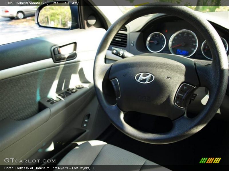 Slate Blue / Gray 2009 Hyundai Sonata GLS
