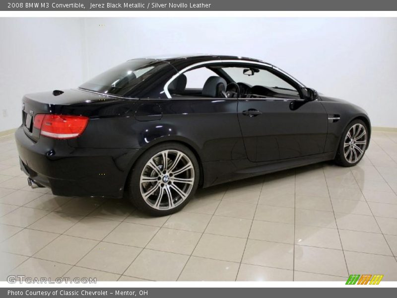 Jerez Black Metallic / Silver Novillo Leather 2008 BMW M3 Convertible