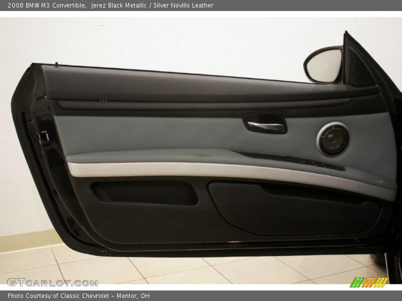 Jerez Black Metallic / Silver Novillo Leather 2008 BMW M3 Convertible