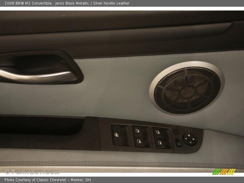 Jerez Black Metallic / Silver Novillo Leather 2008 BMW M3 Convertible