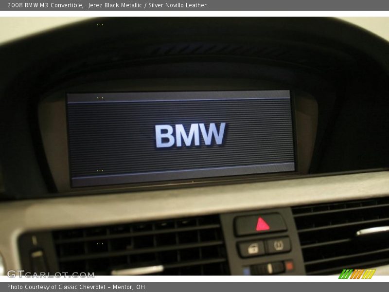 Jerez Black Metallic / Silver Novillo Leather 2008 BMW M3 Convertible