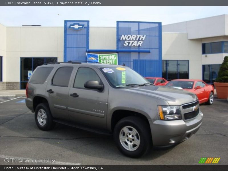 Graystone Metallic / Ebony 2007 Chevrolet Tahoe LS 4x4