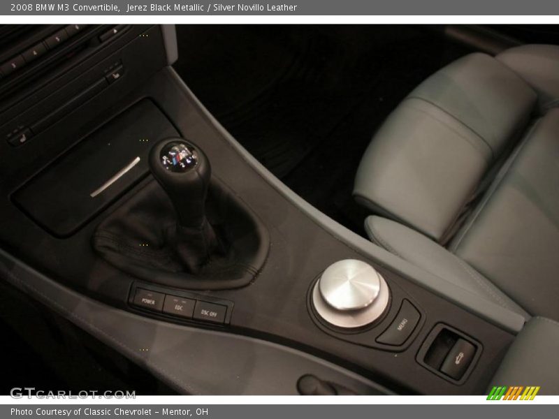 Jerez Black Metallic / Silver Novillo Leather 2008 BMW M3 Convertible