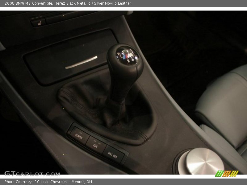 Jerez Black Metallic / Silver Novillo Leather 2008 BMW M3 Convertible