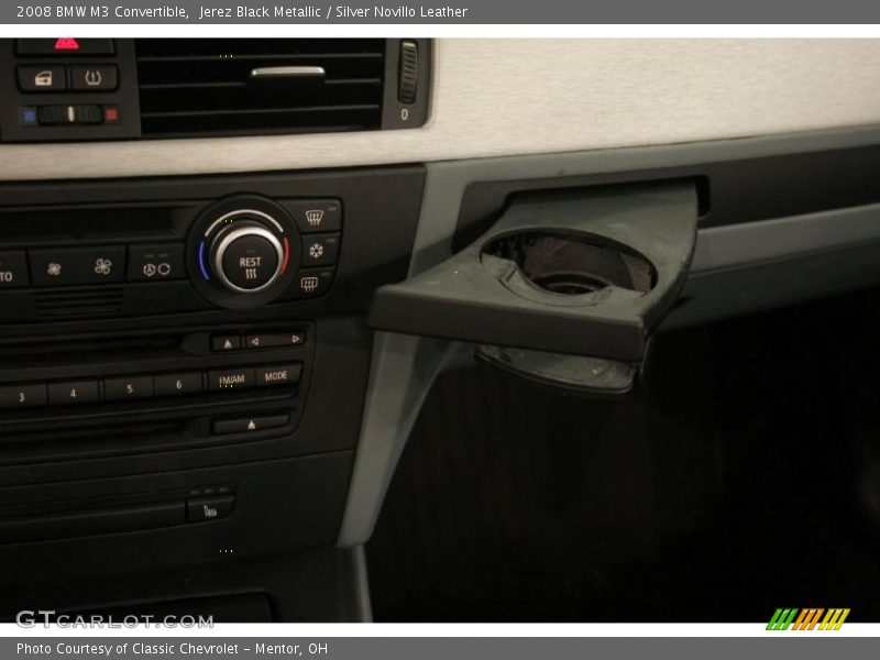 Jerez Black Metallic / Silver Novillo Leather 2008 BMW M3 Convertible