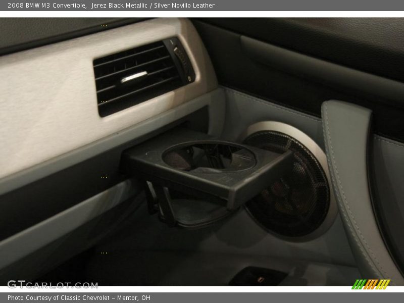 Jerez Black Metallic / Silver Novillo Leather 2008 BMW M3 Convertible