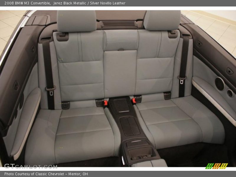 Jerez Black Metallic / Silver Novillo Leather 2008 BMW M3 Convertible