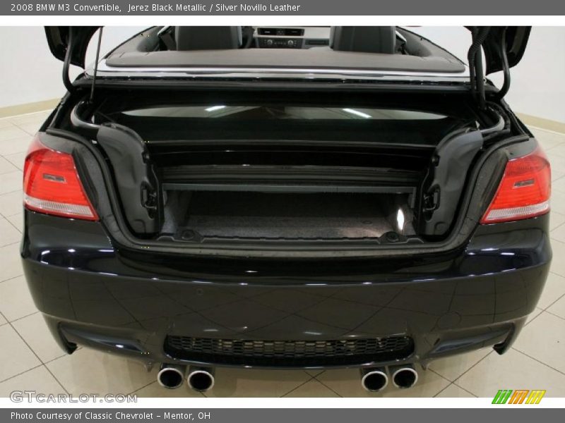 Jerez Black Metallic / Silver Novillo Leather 2008 BMW M3 Convertible
