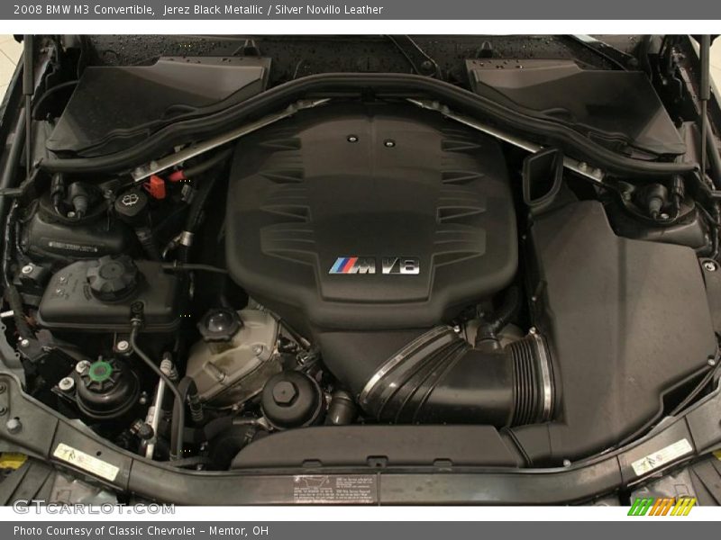 Jerez Black Metallic / Silver Novillo Leather 2008 BMW M3 Convertible