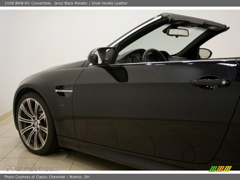 Jerez Black Metallic / Silver Novillo Leather 2008 BMW M3 Convertible