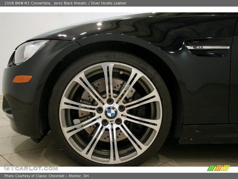 Jerez Black Metallic / Silver Novillo Leather 2008 BMW M3 Convertible