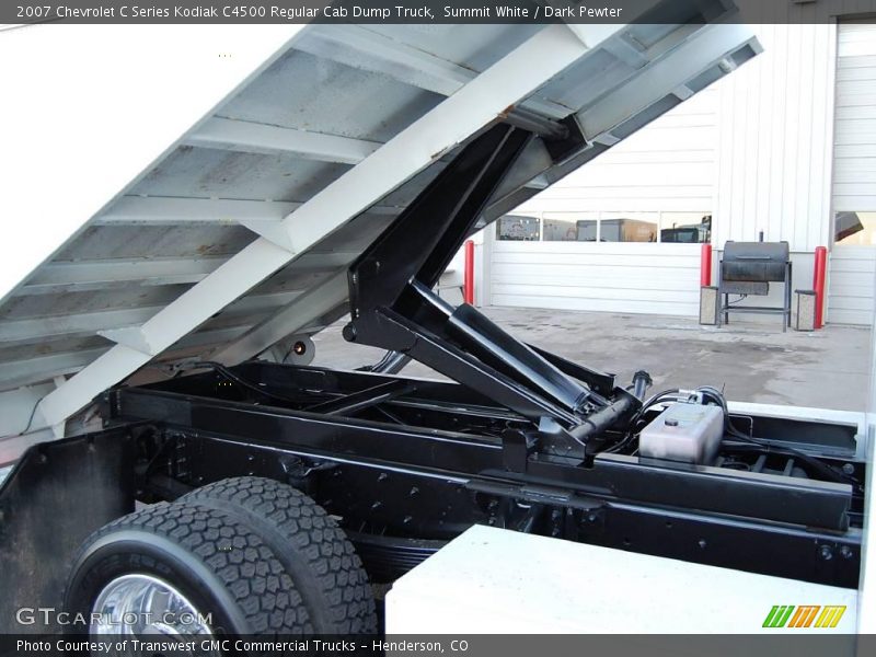 Summit White / Dark Pewter 2007 Chevrolet C Series Kodiak C4500 Regular Cab Dump Truck
