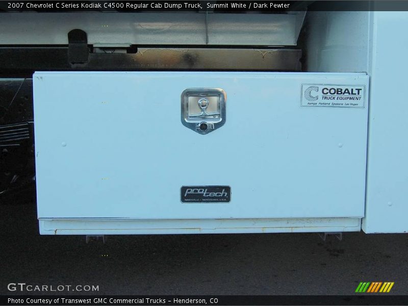 Summit White / Dark Pewter 2007 Chevrolet C Series Kodiak C4500 Regular Cab Dump Truck