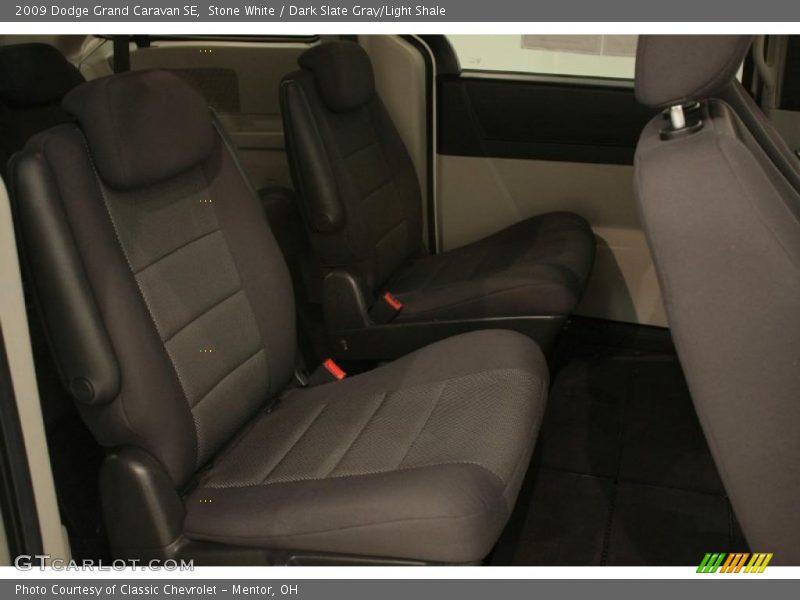 Stone White / Dark Slate Gray/Light Shale 2009 Dodge Grand Caravan SE