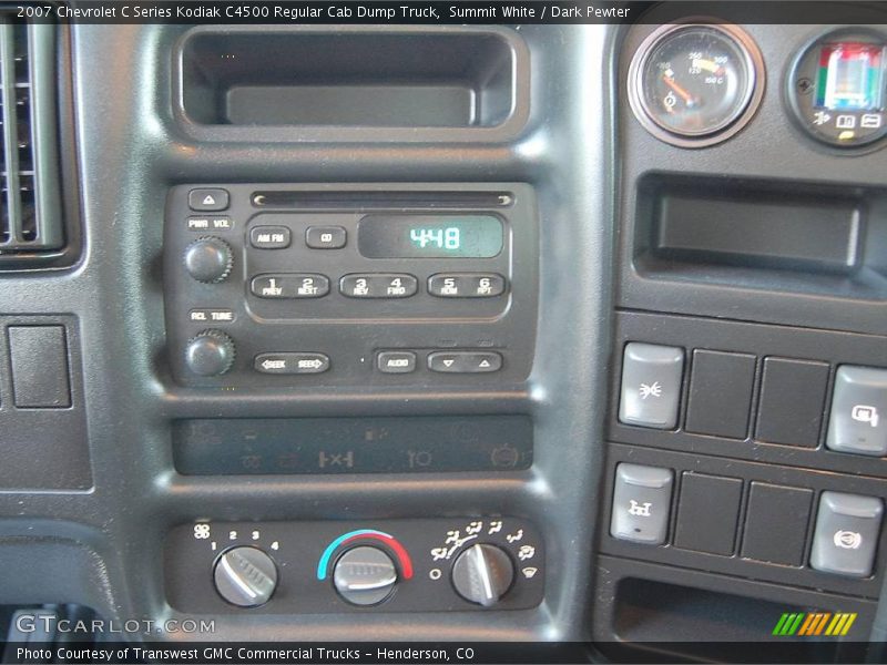 Summit White / Dark Pewter 2007 Chevrolet C Series Kodiak C4500 Regular Cab Dump Truck