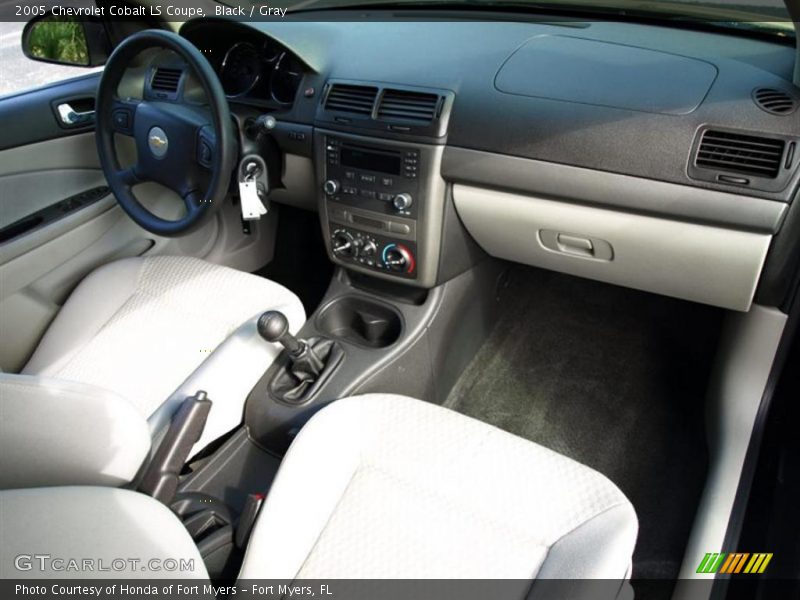 Black / Gray 2005 Chevrolet Cobalt LS Coupe