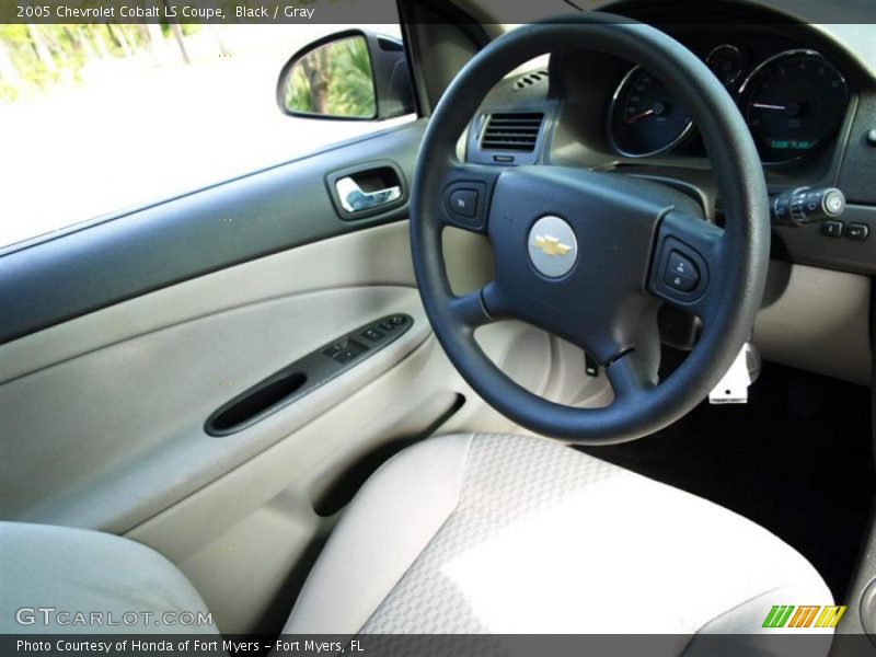 Black / Gray 2005 Chevrolet Cobalt LS Coupe