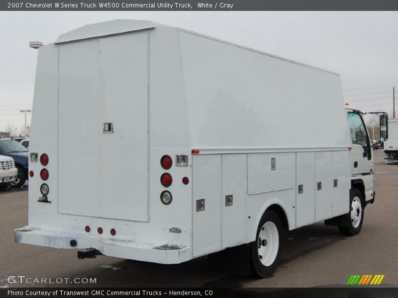 White / Gray 2007 Chevrolet W Series Truck W4500 Commercial Utility Truck