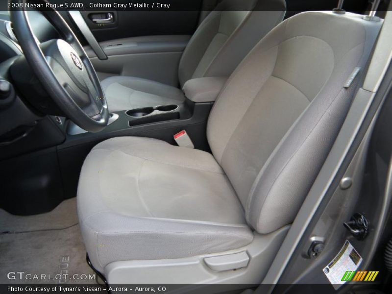 Gotham Gray Metallic / Gray 2008 Nissan Rogue S AWD