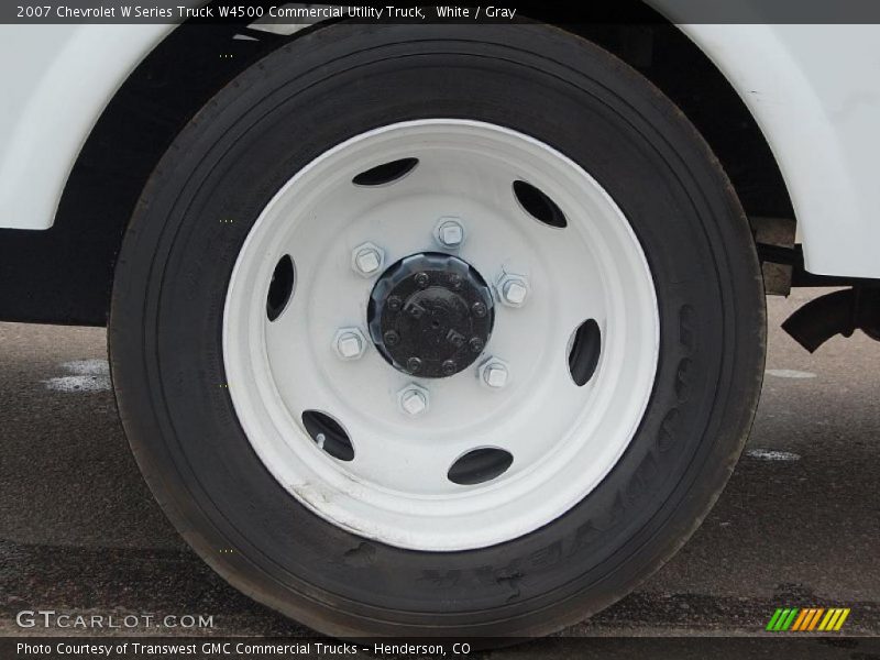 White / Gray 2007 Chevrolet W Series Truck W4500 Commercial Utility Truck