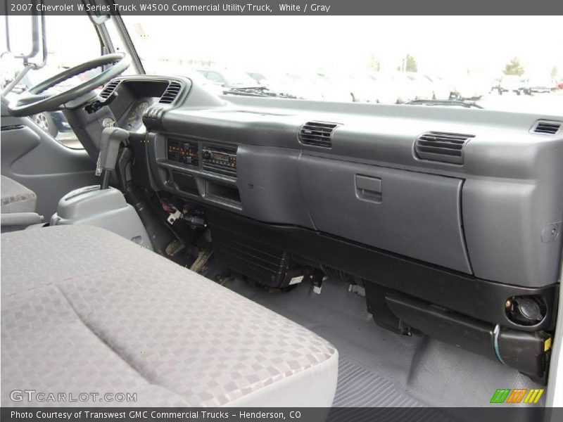 White / Gray 2007 Chevrolet W Series Truck W4500 Commercial Utility Truck