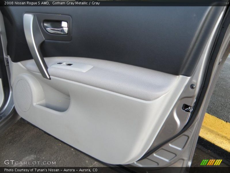 Gotham Gray Metallic / Gray 2008 Nissan Rogue S AWD