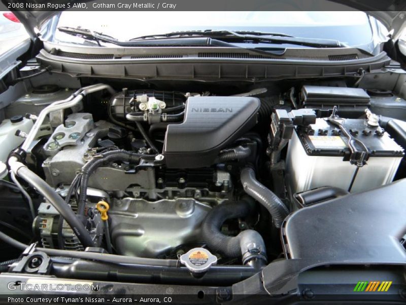 Gotham Gray Metallic / Gray 2008 Nissan Rogue S AWD