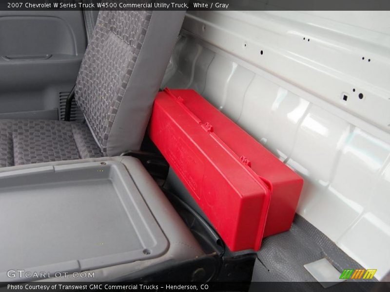 White / Gray 2007 Chevrolet W Series Truck W4500 Commercial Utility Truck
