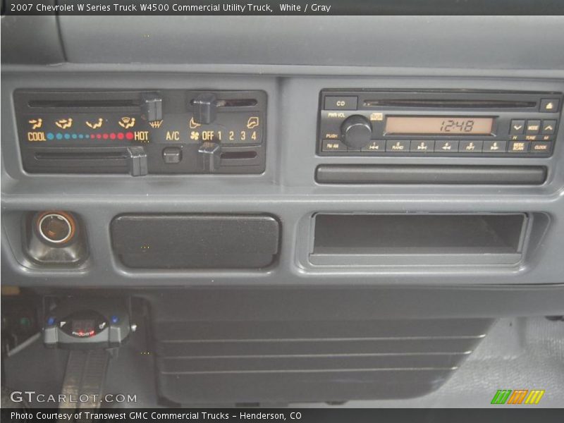 White / Gray 2007 Chevrolet W Series Truck W4500 Commercial Utility Truck