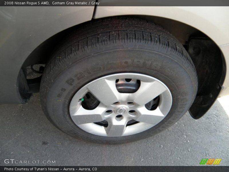 Gotham Gray Metallic / Gray 2008 Nissan Rogue S AWD