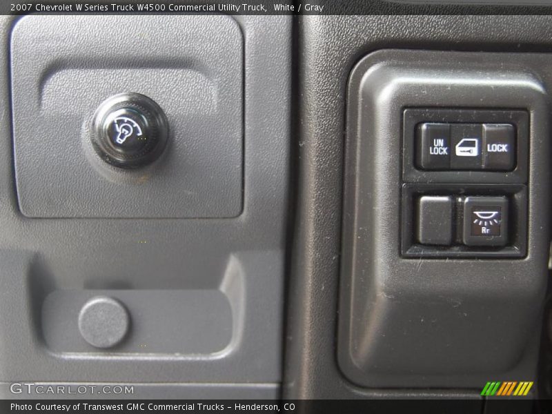 White / Gray 2007 Chevrolet W Series Truck W4500 Commercial Utility Truck