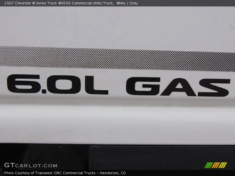 White / Gray 2007 Chevrolet W Series Truck W4500 Commercial Utility Truck
