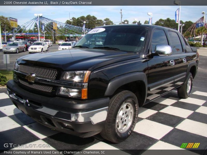 Black / Gray/Dark Charcoal 2006 Chevrolet Avalanche LS