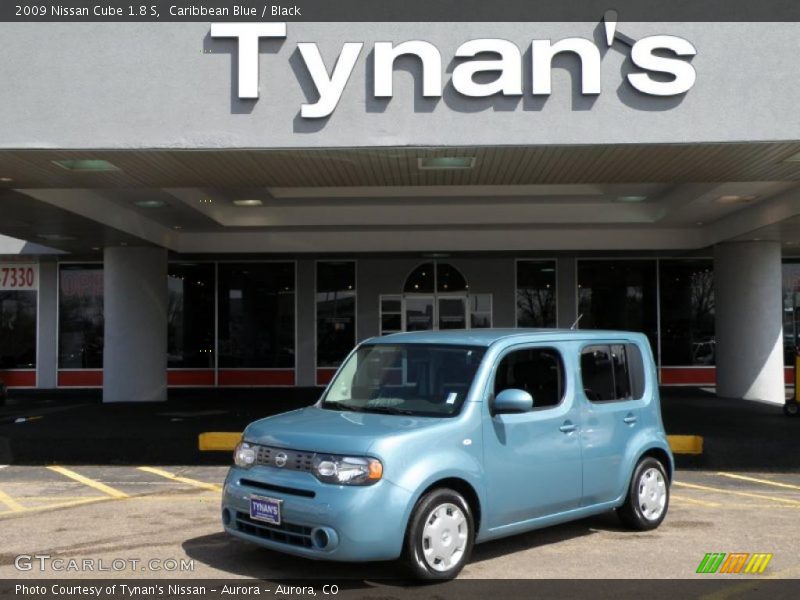 Caribbean Blue / Black 2009 Nissan Cube 1.8 S