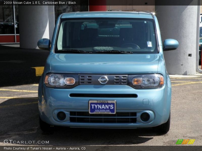 Caribbean Blue / Black 2009 Nissan Cube 1.8 S