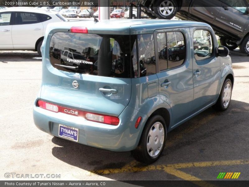 Caribbean Blue / Black 2009 Nissan Cube 1.8 S