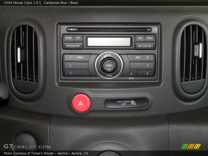 Caribbean Blue / Black 2009 Nissan Cube 1.8 S