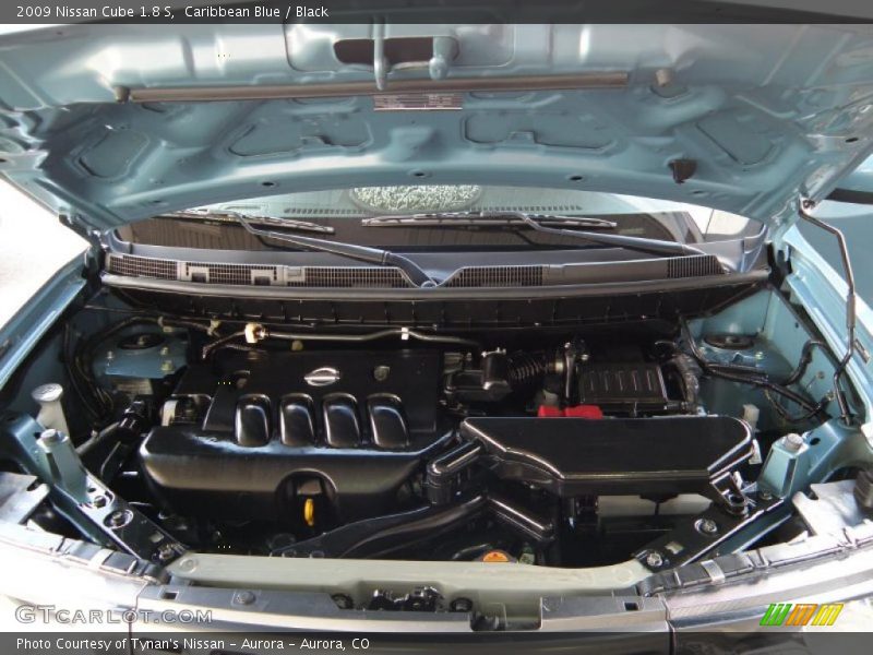 Caribbean Blue / Black 2009 Nissan Cube 1.8 S