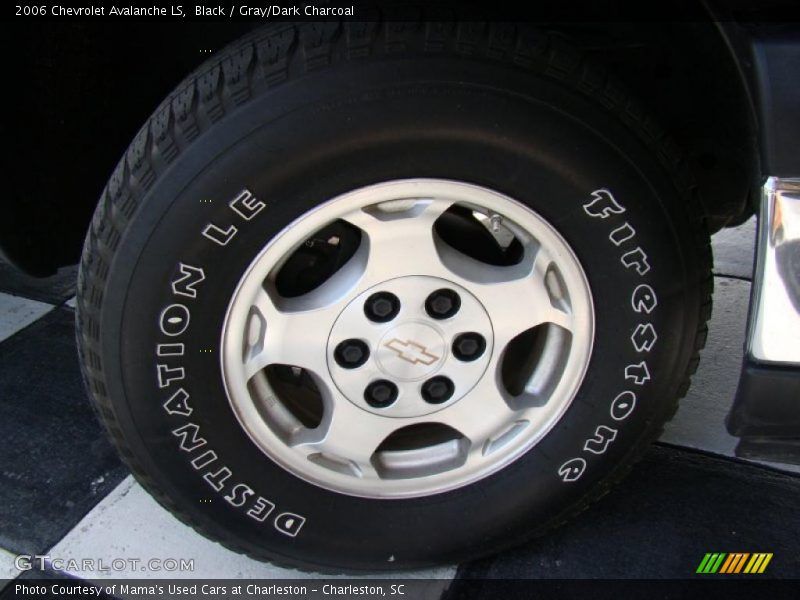 Black / Gray/Dark Charcoal 2006 Chevrolet Avalanche LS