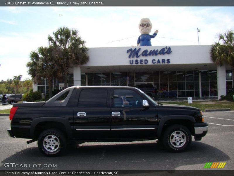 Black / Gray/Dark Charcoal 2006 Chevrolet Avalanche LS