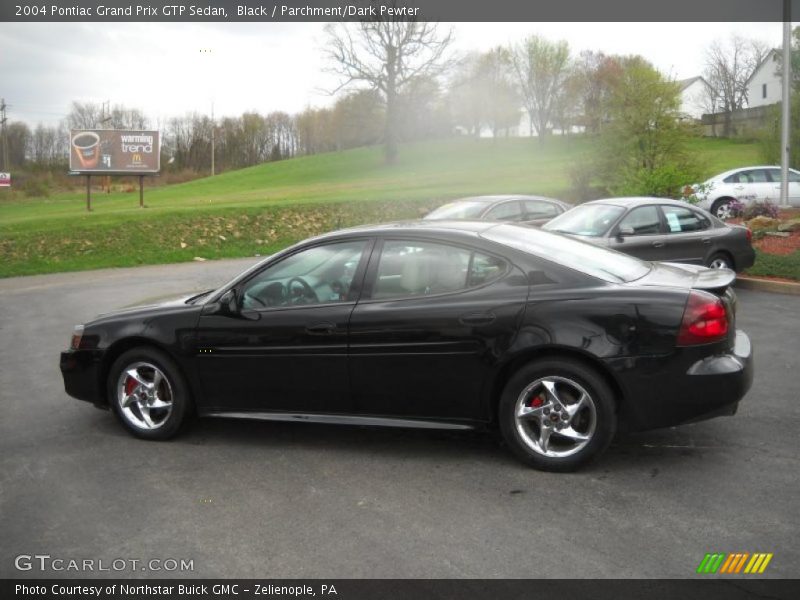Black / Parchment/Dark Pewter 2004 Pontiac Grand Prix GTP Sedan
