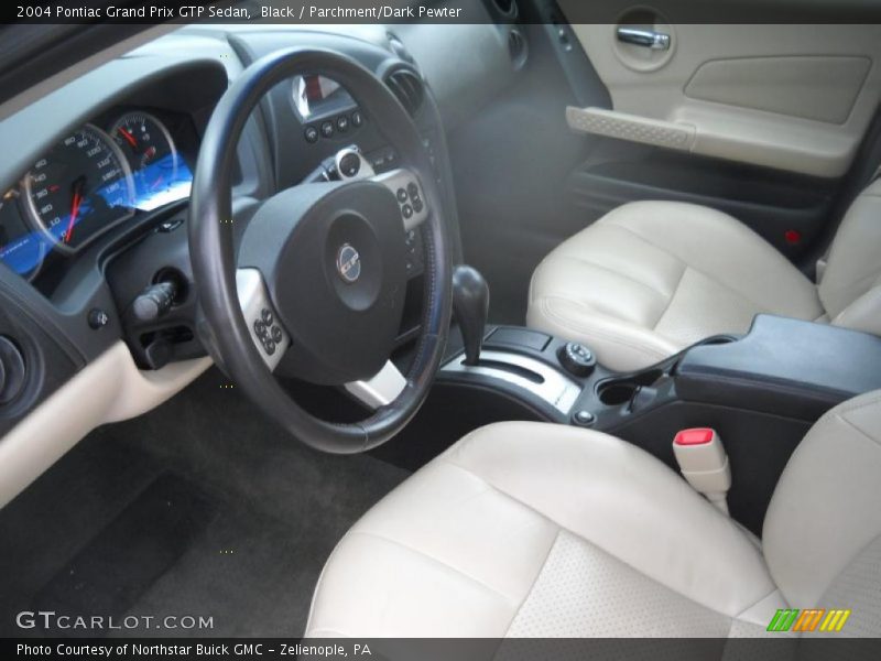 Black / Parchment/Dark Pewter 2004 Pontiac Grand Prix GTP Sedan