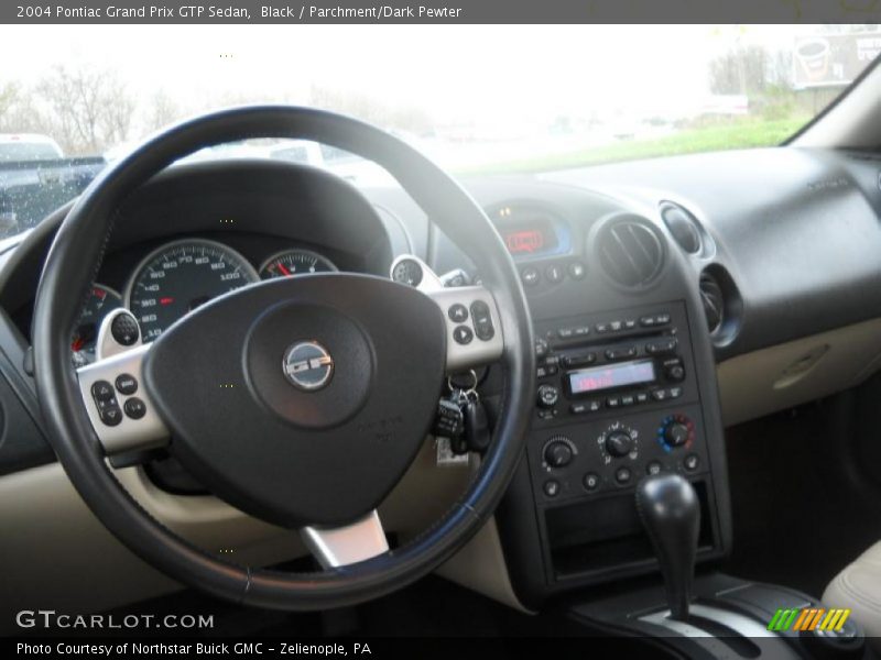 Black / Parchment/Dark Pewter 2004 Pontiac Grand Prix GTP Sedan