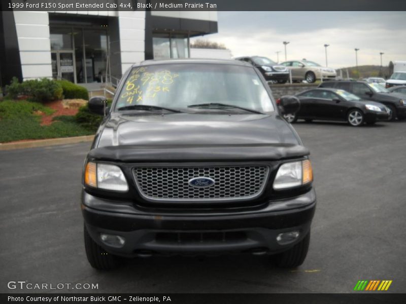 Black / Medium Prairie Tan 1999 Ford F150 Sport Extended Cab 4x4