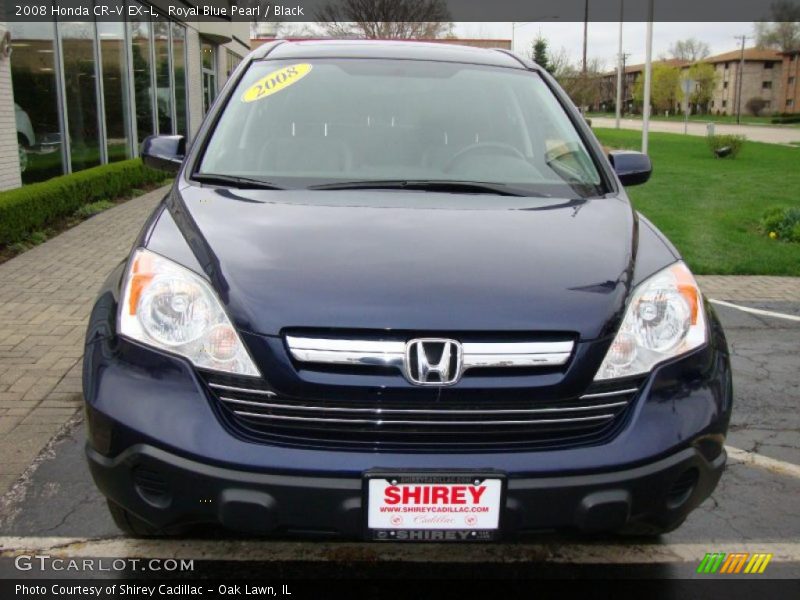 Royal Blue Pearl / Black 2008 Honda CR-V EX-L