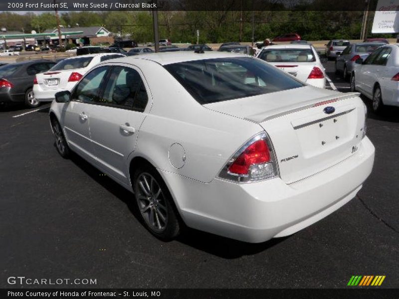 White Suede / Charcoal Black 2009 Ford Fusion SE