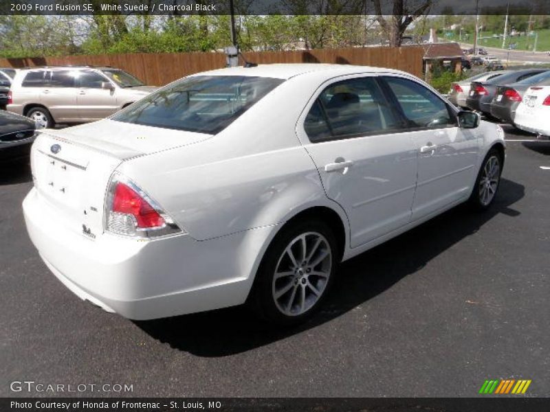White Suede / Charcoal Black 2009 Ford Fusion SE