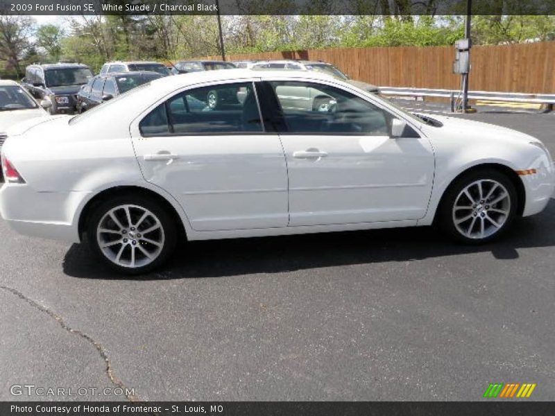White Suede / Charcoal Black 2009 Ford Fusion SE